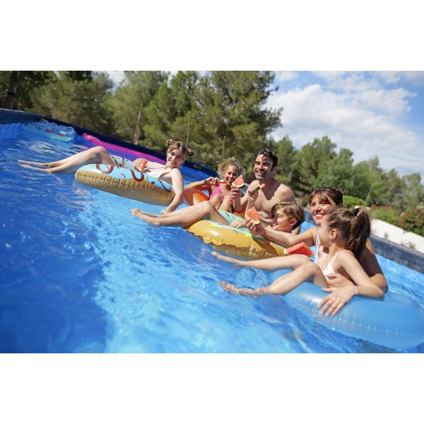 Bestway pool ovan mark 7,3x3,7m - 132cm djup | Power Steel APX 365 (561KG)