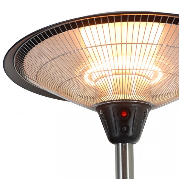 Terrassvärmare med fjärrkontroll | 2100W | Golvstående Terrassvärmare med fjärrkontroll | 2100W | Golvstående