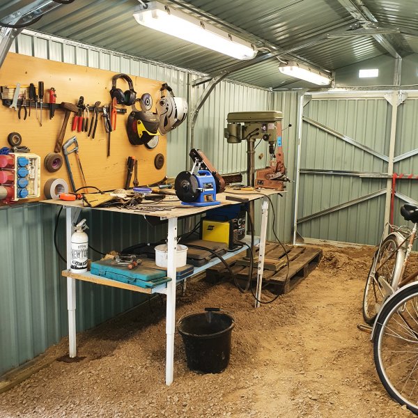 Plåtgarage 18m² | Dubbel dörr | Komplett byggsats Plåtgarage 18m² | Dubbel dörr | Komplett byggsats