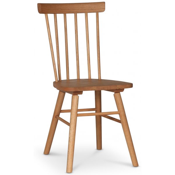 Klassiska pinnstolar i massiv oljad ek, 2-pack | Orust