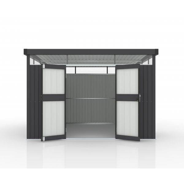 Förråd & redskapsbod 7,8 m² | Dubbla dörrar | Stål | 3x2,6 m Förråd & redskapsbod 7,8 m² | Dubbla dörrar | Stål | 3x2,6 m