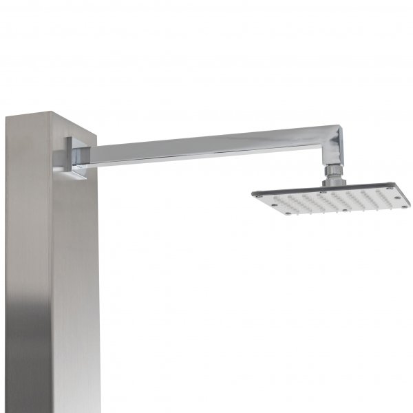 Utedusch med st�llbart duschhuvud | Rostfritt st�l