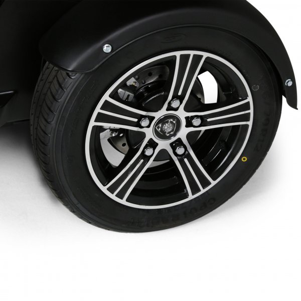 Elmopedbil trehjulig 2000W | Klass 1 | 45 km/tim | Svart Elmopedbil trehjulig 2000W | Klass 1 | 45 km/tim | Svart