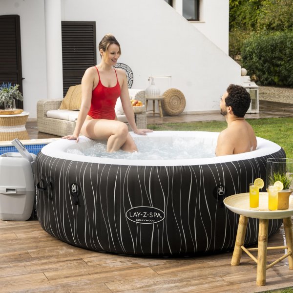 Lay-Z Spa Hollywood Airjet | Bestway uppblåsbart spabad 4-6 personer Lay-Z Spa Hollywood Airjet | Bestway uppblåsbart spabad 4-6 personer