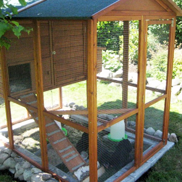 Hönshus med hönsgård | Lättstädat | Färdig byggsats | 1,9x1,7x1,6m Hönshus med hönsgård | Lättstädat | Färdig byggsats | 1,9x1,7x1,6m