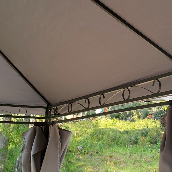 Paviljong 4x3 m inkl. paviljongväggar Paviljong 4x3 m inkl. paviljongväggar