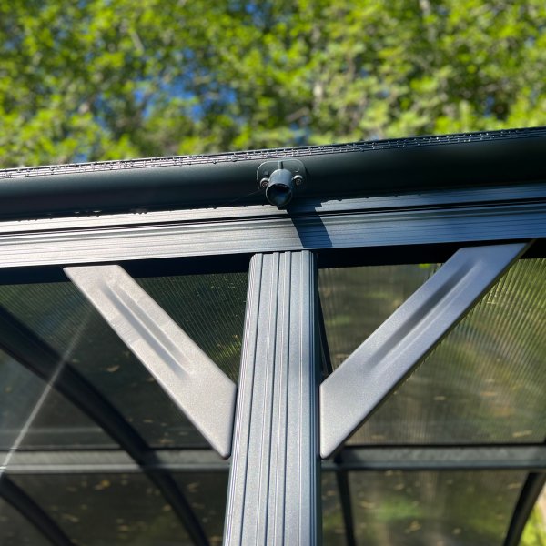 Carport 17,25m² | Extra hög | Aluminiumstomme & kanalplasttak Carport 17,25m² | Extra hög | Aluminiumstomme & kanalplasttak