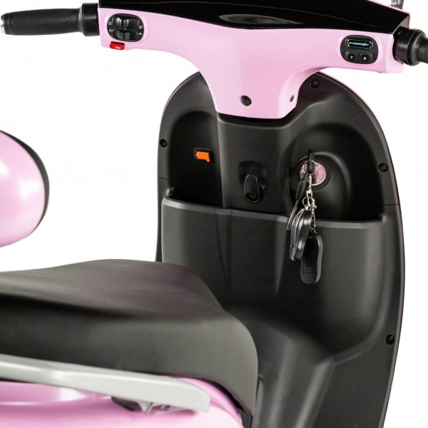 Elmoped 2000 W 1,56 kWh LG litiumbatteri - Rosa Elmoped 2000 W 1,56 kWh LG litiumbatteri - Rosa