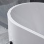 Badkar med ben 170cm | Helgjutet i akryl | Runda kanter