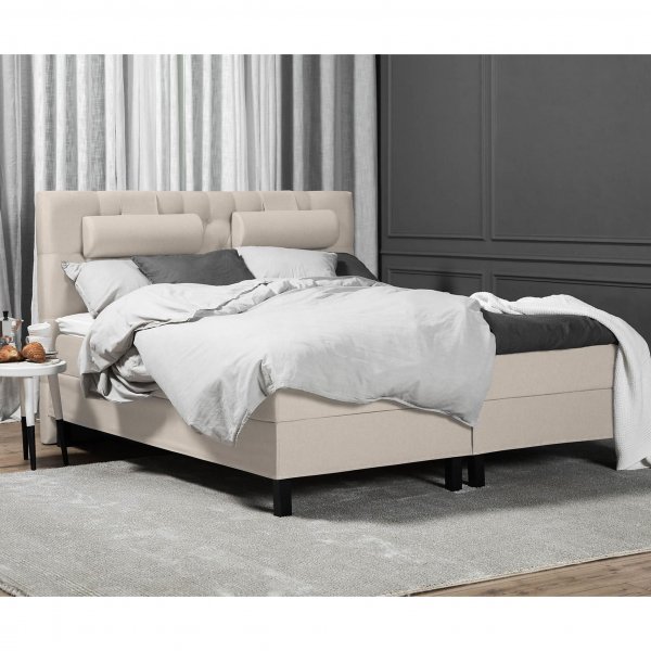 Kontinentalsäng 180x200cm | Lucky - Beige | Utan gavel Kontinentalsäng 180x200cm | Lucky - Beige | Utan gavel