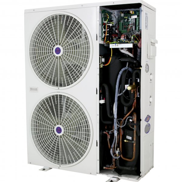 Luft-vatten v�rmepump 24kW | Klarar -30�C | V�rmer 300m� | Inverter | WiFi