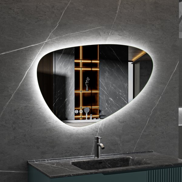 LED-spegel med Anti-fog funktion | dimbart ljus | 120x75 cm | Lyfco LED-spegel med Anti-fog funktion | dimbart ljus | 120x75 cm | Lyfco