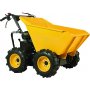 Minidumper 300 kg med hjul | Självgående dumper med 6,5 hk motor & 4WD Minidumper 300 kg med hjul | Självgående dumper med 6,5 hk motor & 4WD
