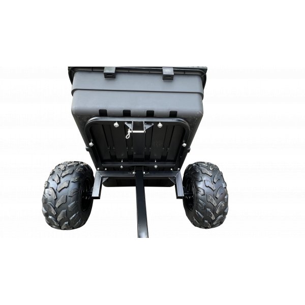 Robust ATV-Vagn med mesh | 700KG Lastkapacitet & terränghjul | Svart Robust ATV-Vagn med mesh | 700KG Lastkapacitet & terränghjul | Svart