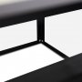 Minivxthus med ppningsbar lucka | 4mm skerhetsglas | Svart