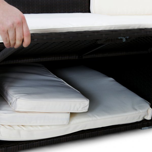 Rund solsäng 230cm | Smart inbyggd dynförvaring | Lyfco Höllviken Rund solsäng 230cm | Smart inbyggd dynförvaring | Lyfco Höllviken