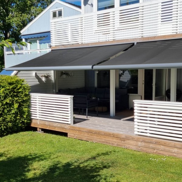 Terrassmarkis helkassett 4x3m | Motor & fjärrkontroll | Svart - FYNDVARA Terrassmarkis helkassett 4x3m | Motor & fjärrkontroll | Svart - FYNDVARA