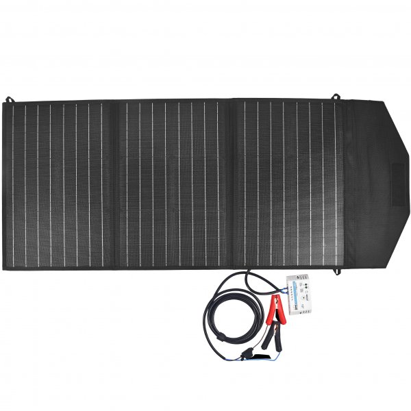 Solceller / Solpanel 90W med v�ska | Vikbar | Portabel