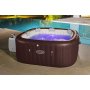 Bestway Maldives HydroJet PRO | Uppblsbart spabad 201x201x80 cm | 7 personer, LED-belysning & HydroJet massage