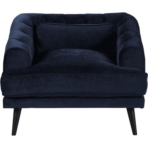 Elegant textilfåtölj | Mörkblå | Celeste Elegant textilfåtölj | Mörkblå | Celeste