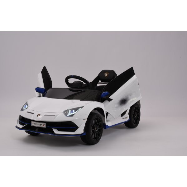 Elbil fr barn Lamborghini | 12V - 2x390 | 4,5Ah | Vit