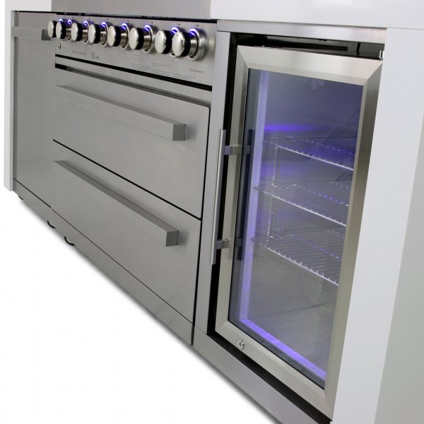 Stor rostfri gasolgrill/utekök | Austin Stor rostfri gasolgrill/utekök | Austin