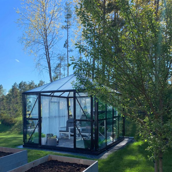 Växthus 8,7 m² | 5 års stormgaranti | Kvadratiskt premiumväxthus | Gazebo Växthus 8,7 m² | 5 års stormgaranti | Kvadratiskt premiumväxthus | Gazebo