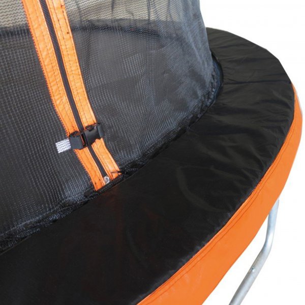 Studsmatta 305cm | Med skyddsnät | Svart/Orange Studsmatta 305cm | Med skyddsnät | Svart/Orange
