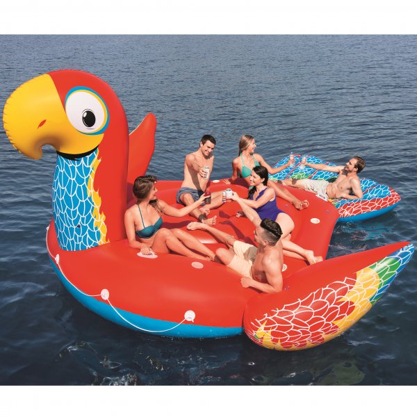 Gigantisk flytande papegoja fr 6 personer - 4,7x3,8 meter