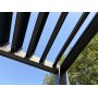 Pergola 4x3 | 100% Aluminium | Gr� pergola f�r uteplats & tr�dg�rd