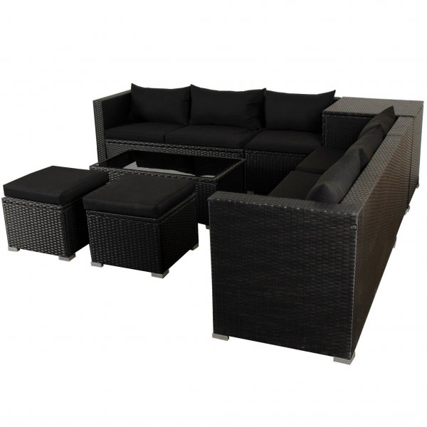 Exklusiv loungegrupp | Inbyggd förvaring | Svart konstrotting | Djursvik 2024 Exklusiv loungegrupp | Inbyggd förvaring | Svart konstrotting | Djursvik 2024