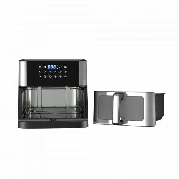 Stor Airfryer 10L | Genomskinligt fönster | 10 Förinställda Program | Lyfco Stor Airfryer 10L | Genomskinligt fönster | 10 Förinställda Program | Lyfco