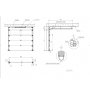 Garageport Takskjutport med fjrrstyrning | 2,5m bred | Med fnster