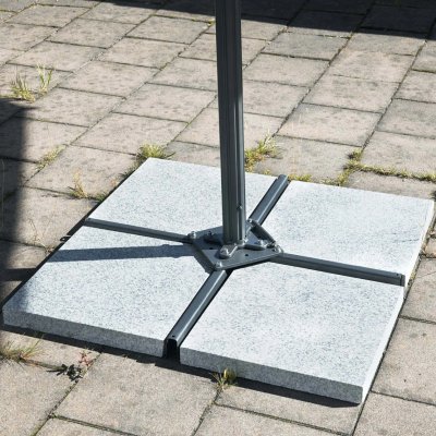 Parasollvikter i granit | 4x25kg