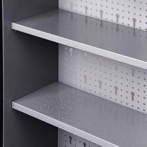 Verktygshylla med dubbla skp