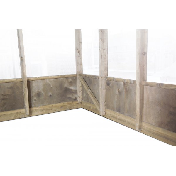 V�xthus 8,2 m� | Tr�v�xthus med h�rdat glas | Extra h�g takh�jd | Priskus