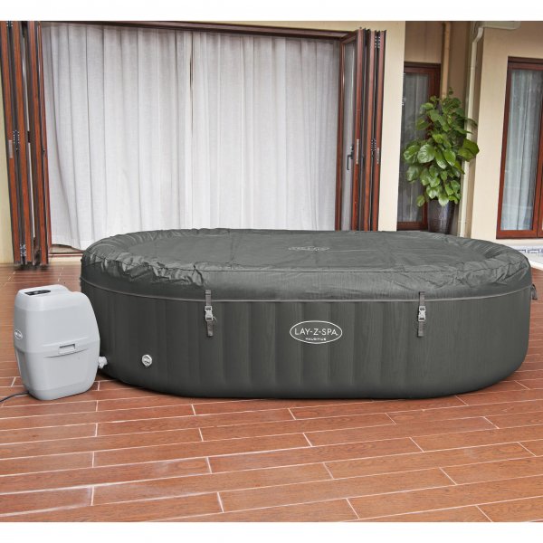 Lay-Z-Spa Mauritius AirJet | Bestway uppbl�sbart spabad 5-7 personer