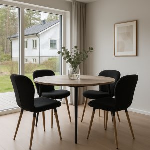 Matstol | 2-pack | Svart | Björkfors Matstol | 2-pack | Svart | Björkfors