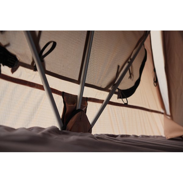 Takt�lt Softshell 240�160 cm | 10 000 mm vattent�tt | Madrass & stege ing�r | Trekkrunner