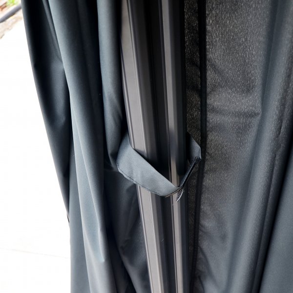 Premium paviljong 3x3m med tak i kanalplast