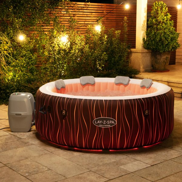 Lay-Z Spa Hollywood Airjet | Bestway uppblsbart spabad 4-6 personer