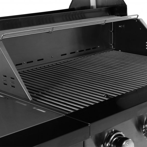 Rostfri gasolgrill med varmluftsfunktion | Malibu/Nashville Blackline Rostfri gasolgrill med varmluftsfunktion | Malibu/Nashville Blackline