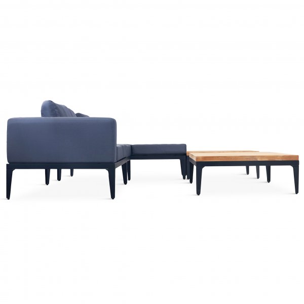 Loungegrupp fr trdgrden | Teak och aluminium | Lyfco Bjrkskr