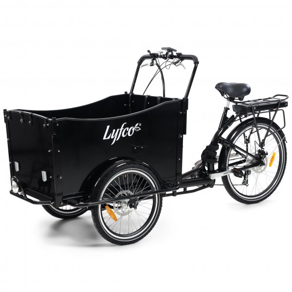 Ldcykel El | 6 vxlar | 250W - 16Ah LG-batteri | Lng rckvidd | Lyfco + Reflexsele