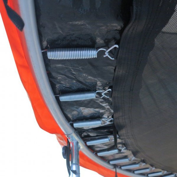 Studsmatta 305cm | Med skyddsnät | Svart/Orange Studsmatta 305cm | Med skyddsnät | Svart/Orange