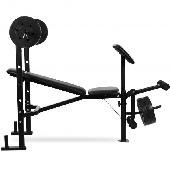 Trningsbnk / Skivstngsset Viking | Lat Tower, skivstng och vikter