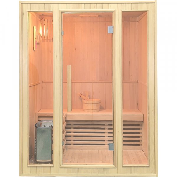 Basturum 2–3 personer | Hemlock & glas | 150x120 cm | Harvia 4,5 kW | Kompakt inomhusbastu för hem & fritidshus Basturum 2–3 personer | Hemlock & glas | 150x120 cm | Harvia 4,5 kW | Kompakt inomhusbastu för hem & fritidshus