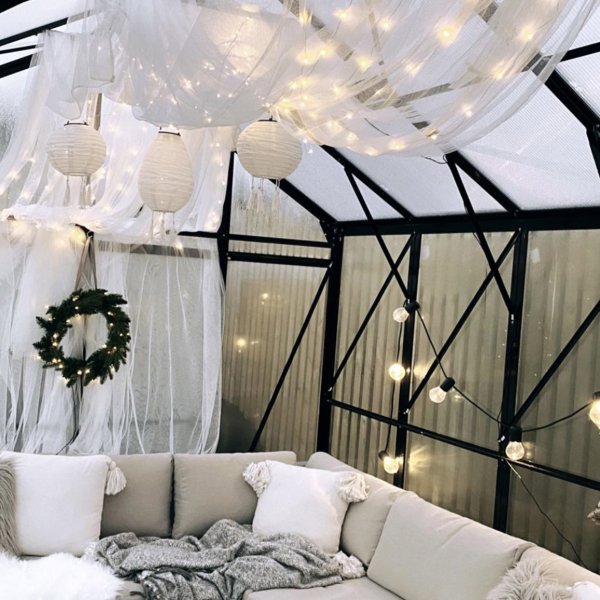 T-format glasvxthus 12,8m | 4mm skerhetsglas | 5 rs stormgaranti