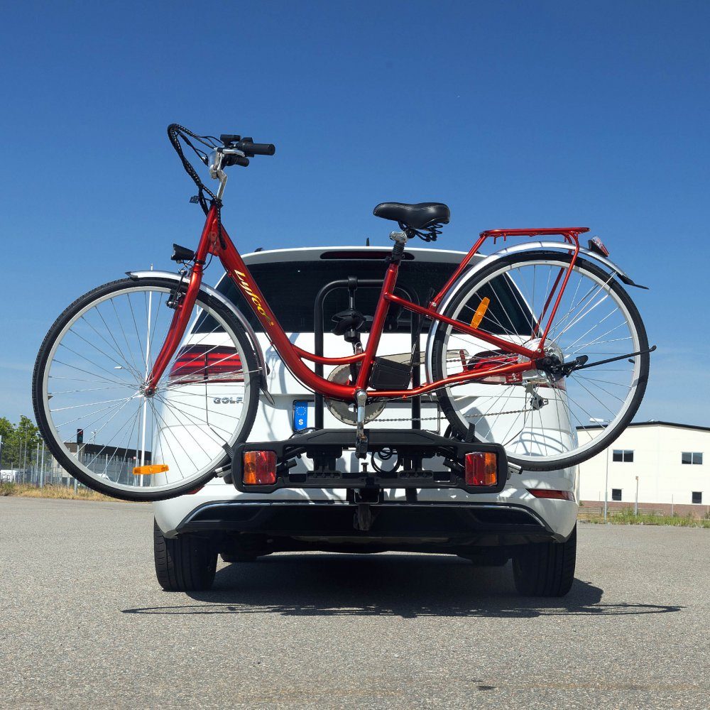 Cykelh&aring;llare bil med lyse  F&ouml;r 2 cyklar  Cykelh&aring;llare f&ouml;r 2 cyklar