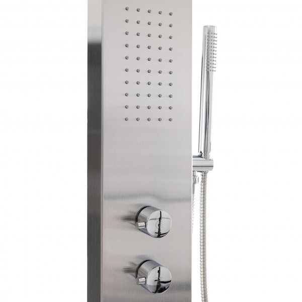 Utedusch med massage | Rostfritt st�l